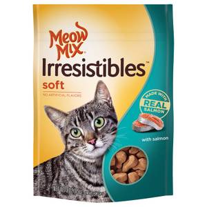 Meow Mix 3 oz Irresistibles Salmon Soft Cat Treats