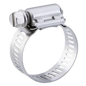 2" 1-1/16" SAE Size 24 10pk Breeze Liner Stainless Hose Clamp 1/2"W 