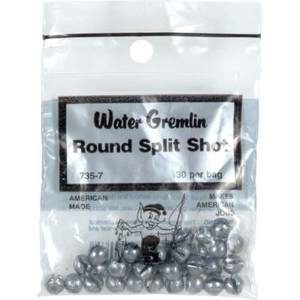 Water Gremlin Company 735-7 Round Split Shot
