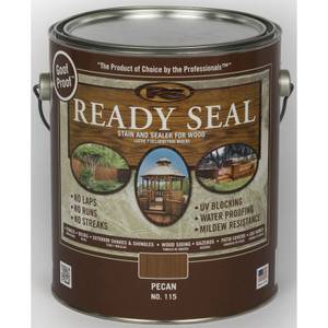 Ready Seal 1 Gallon Pecan Exterior Wood Stain and Sealer