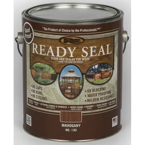 Ready Seal 1 Gallon Mahogany Exterior Wood Stain and Sealer