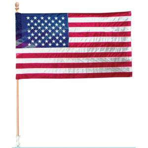 Seasonal Designs Polycotton 2.5x4 American Flag