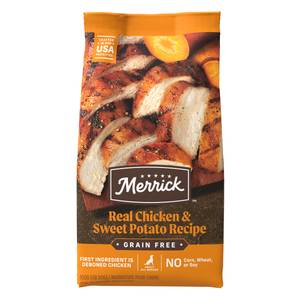 Merrick duck and shop sweet potato 25 lb