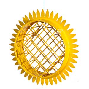 Woodlink Sunflower Hanging Suet Cake Feeder, Vibrant Design Attracts Birds