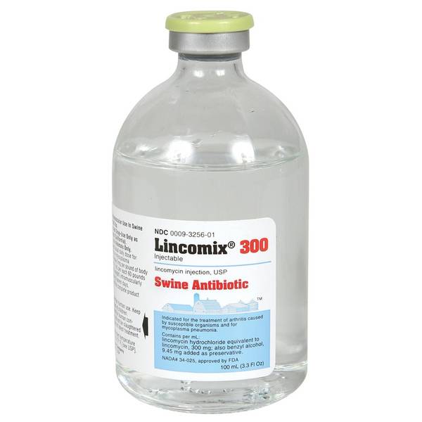 Lincomix 300 Injectable Swine Antibiotic - 007748 | Blain's Farm & Fleet