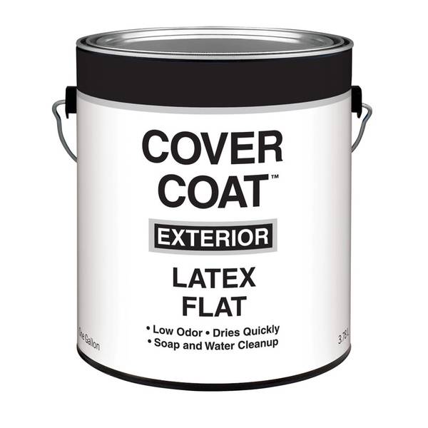 Cover Coat Exterior Flat Latex House Paint 4455507 Blain's Farm