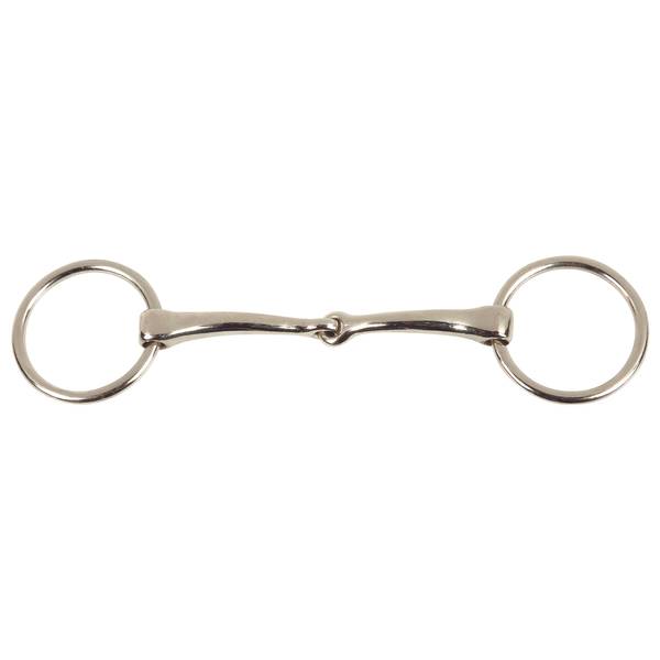 Weaver Leather Horse Ring Snaffle Bit with 5-1/4