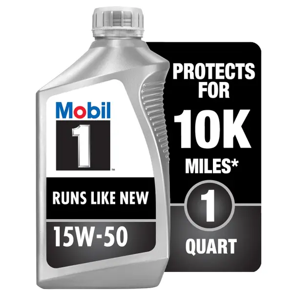 Mobil 1 1 Quart 15W-50 Advanced Full Synthetic Motor Oil