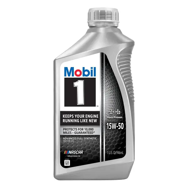 Mobil 1 1 Quart 15W-50 Advanced Full Synthetic Motor Oil - 122377