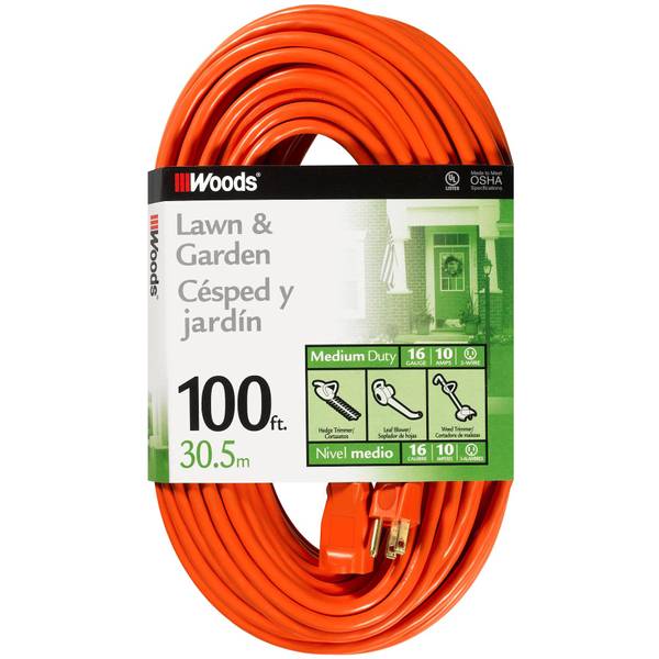 Photo of 25' 16/3 Orange Vinyl Extension Cord