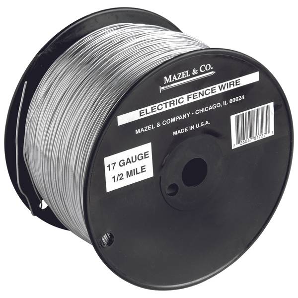 Mazel & Co. 17 Gauge Electric Fence Wire, 1/2 Mile 8171712 Blain's