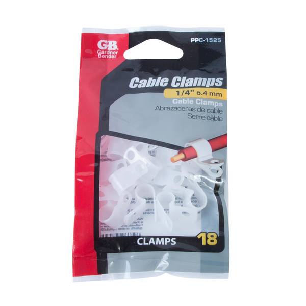 Photo of 3/4" Plastic Cable Clamps