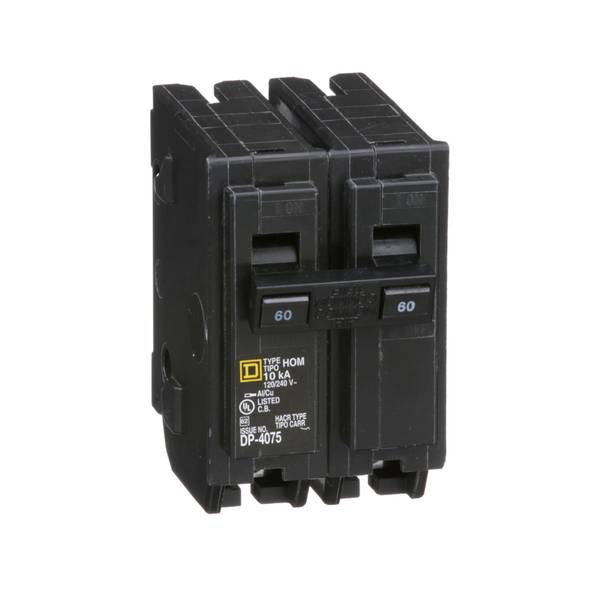 Square D Double Pole Homeline Circuit Breaker, 60A HOM260CP Blain's