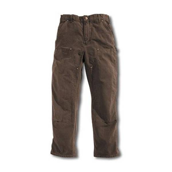 Carhartt Men's 28x30 Brown Cotton Straight Leg Non-Denim Bottoms