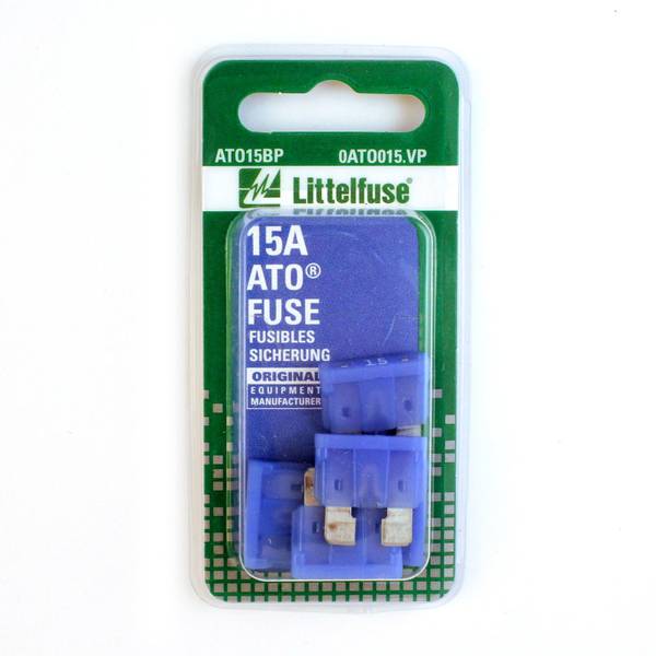 Littelfuse 15A ATO Blade Fuses 0ATO015.VP Blain's Farm & Fleet