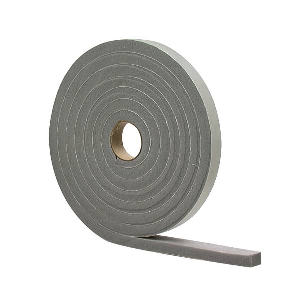 Photo of Gray High Density Foam Tape Weatherstrip - Closed Cell