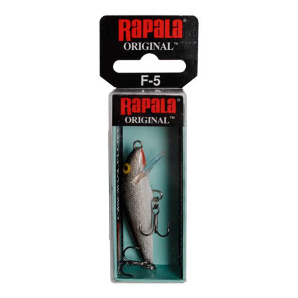 Rapala Original Floating Lure Size 07, 2 3/4 Length, 3'-5' Depth, 2 Number  7 Treble Hooks, Perch, Per 1