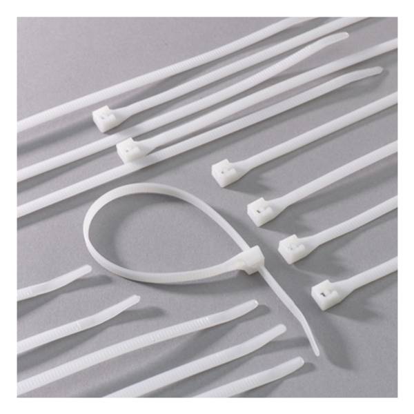 4 in. White Cable Ties, 100-Pack