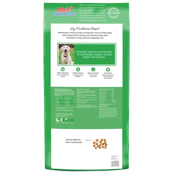 Blain's farm & fleet 50 lb performance on sale dog food ingredients