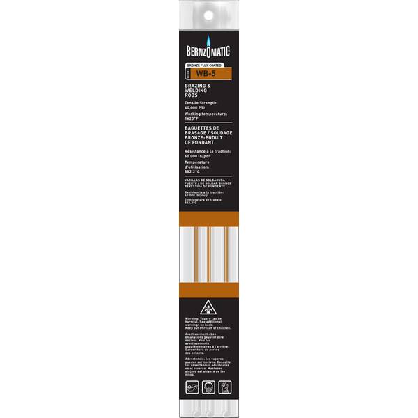 BernzOmatic WB5 Premium Bronze Brazing Rods 328639 Blain's Farm & Fleet