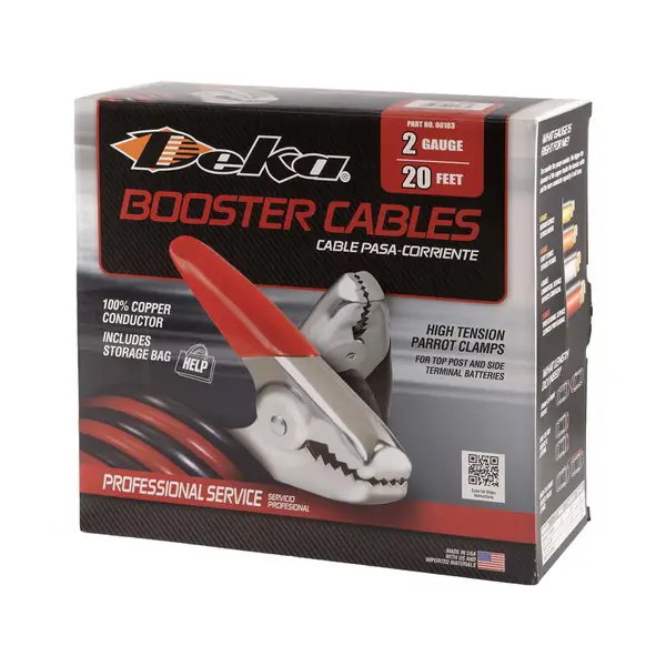 Deka Professional Service Booster Cable - 00183 | Blain's Farm & Fleet Deka Professional Service Booster Cable - 00183 | Blain's Farm & Fleet