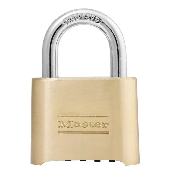 Master Lock Combination Padlock with Key! Great for Schools, Gym, Work Lockers!