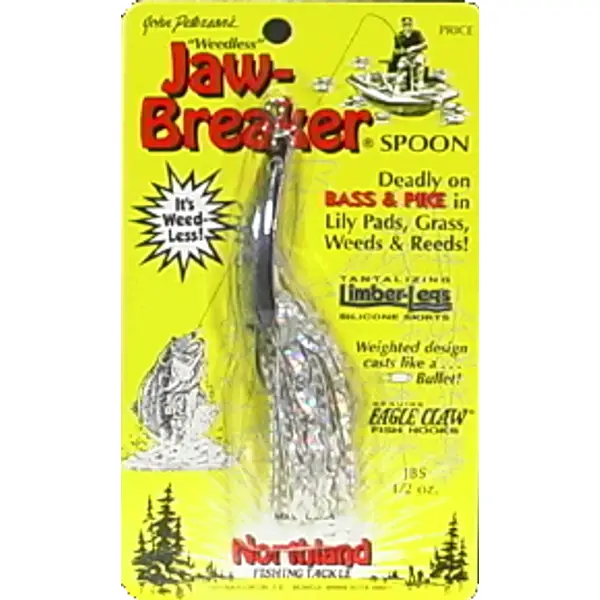 Northland Fishing Tackle Silver Shiner Jawbreaker Spoon Fishing Lure -  JBS-11