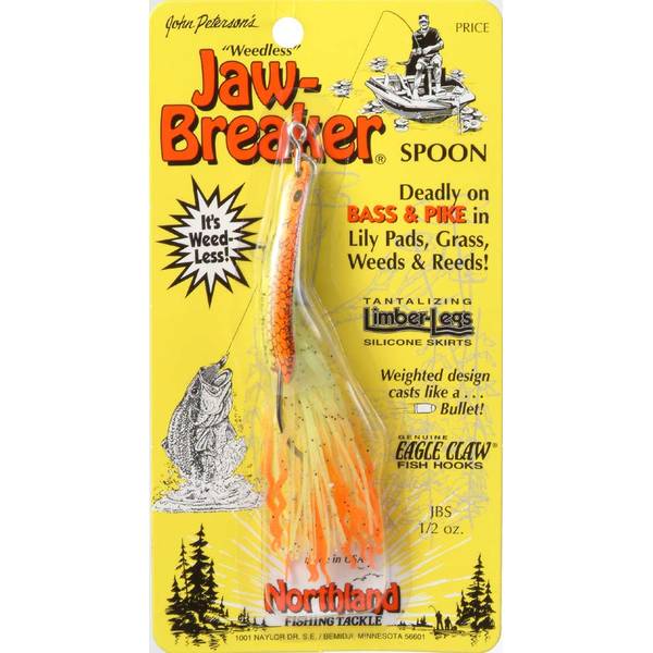 Northland Fishing Tackle Silver Shiner Jawbreaker Spoon Fishing Lure -  JBS-11