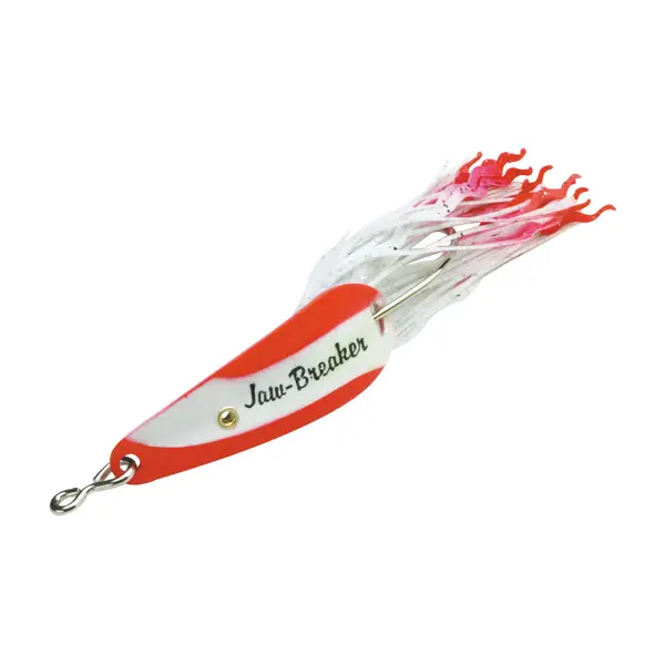 Northland Fishing Tackle Red and White Jawbreaker Spoon Fishing Lure -  JBS-91