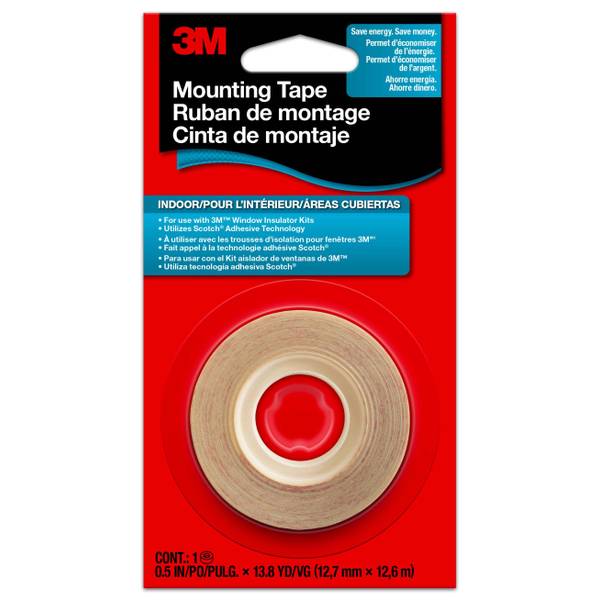 Scotch Extra-Strong Double Sided Tape, Outdoor Bulletin-Use, Transparent, 3M