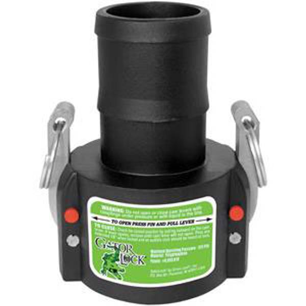 Photo of Gator Lock Cam Lever Female Coupler Hose Shank