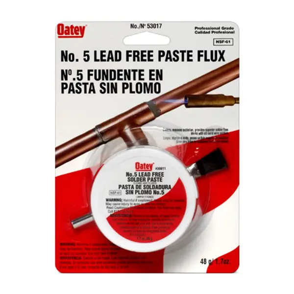 Oatey Number 5 Paste Flux with Brush - 53017