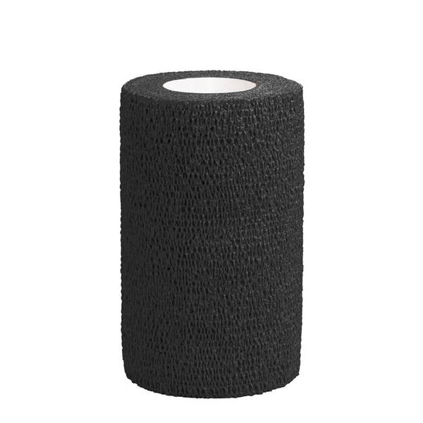 3M Health Care 10114 3M Vetrap Bandage Tape, 4 x 5 Yard Roll, Black