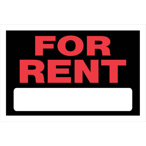 Photo of 8" x 12" For Rent Sign