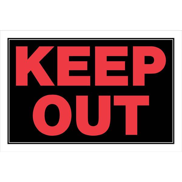 Photo of 8" x 12" Keep Out Sign