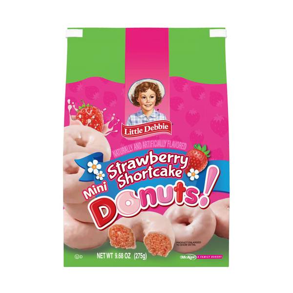 Photo of 9.68 oz Strawberry Mini Donuts