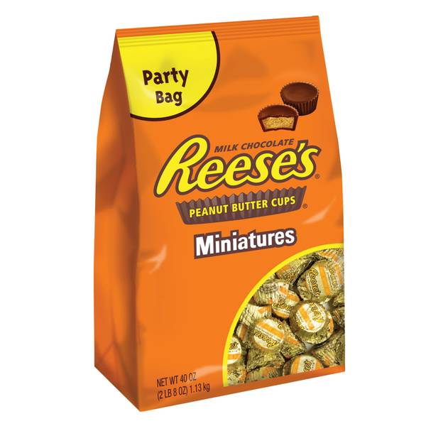 Reese's 40 oz Peanut Butter Cup Miniatures - 3400044742 | Blain's Farm ...