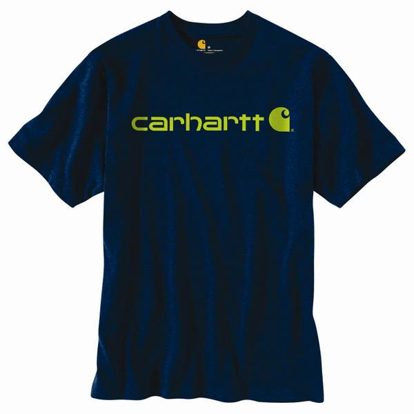 Carhartt Men's Loose Fit Heavyweight Short-Sleeve Logo Graphic T-Shirt ...