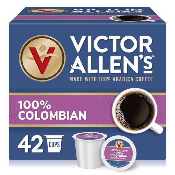Victor Allen's Coffee 42-Count 100% Colombian Coffee Single Serve Coffee Pods