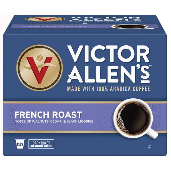 Victor Allen s Coffee 42 Count French Roast Dark Roast Single Serve Coffee Pods FG014585RV Blain s Farm Fleet