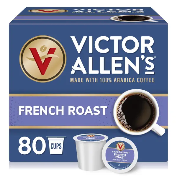 Victor Allen's Coffee 80-Count French Roast Dark Roast, Single