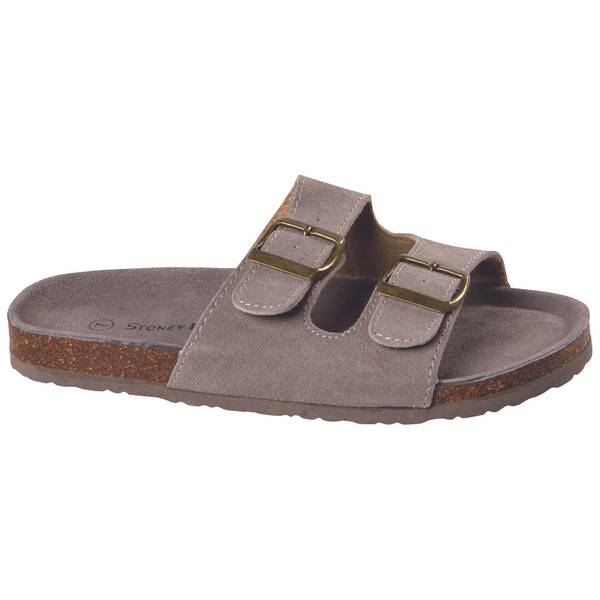 Stoney River Women's 2 Buckle Sandals, Taupe, 9 - 5760965-TAU-W-9 ...