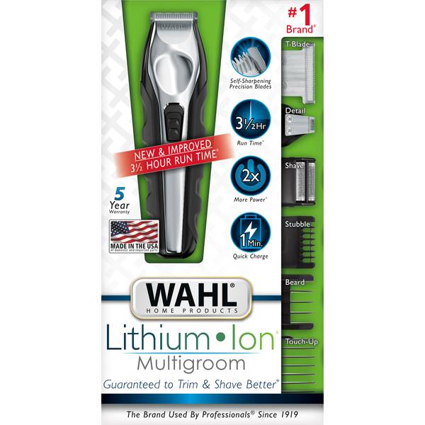wahl lithium ion trimmer attachments