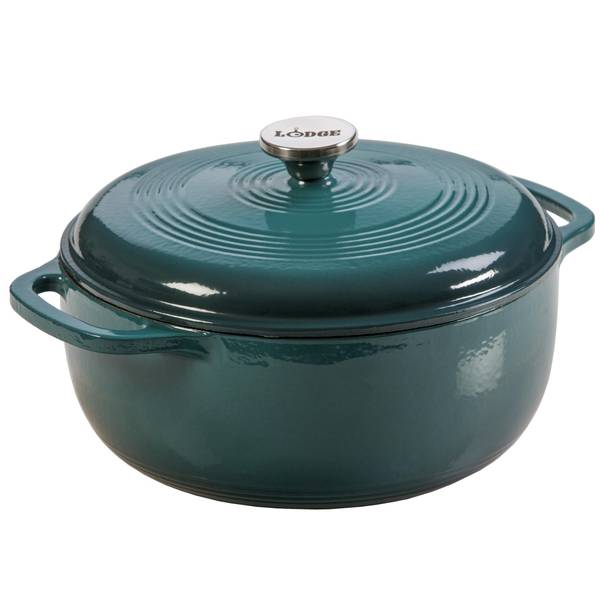 Lodge Cast Iron 5-Quart Cast Iron Dutch Oven and Basket in the