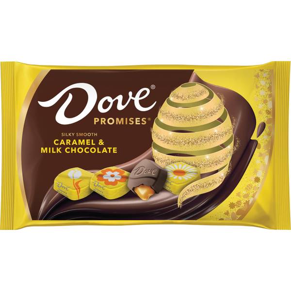Dove 7.94 oz Caramel & Milk Chocolate Flowers 3262963 Blain's Farm