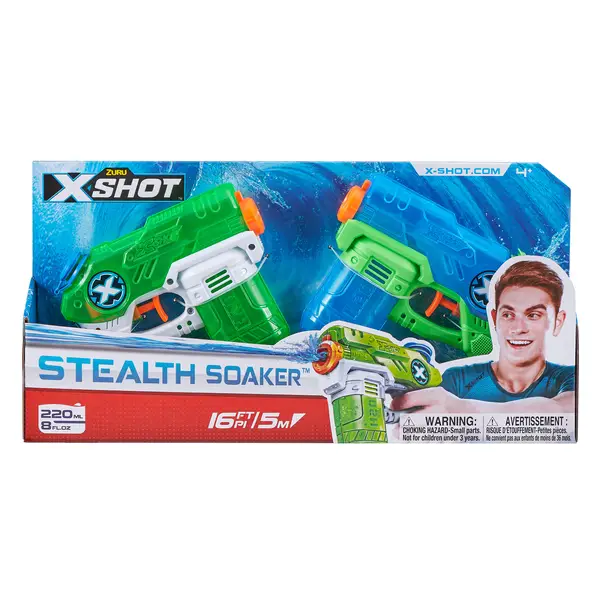 X-Shot Water Warfare Double Stealth Soakers Small Water Blaster