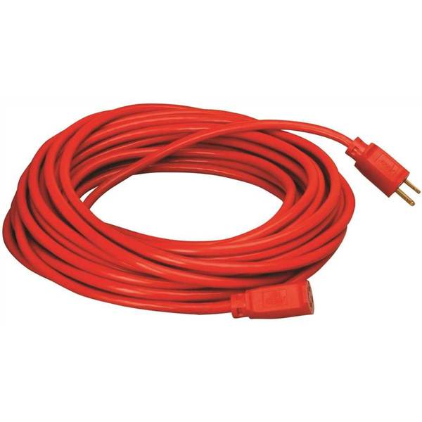 Coleman Cable 14/3 25' SJTW Red Bin Outdoor Extension Cord