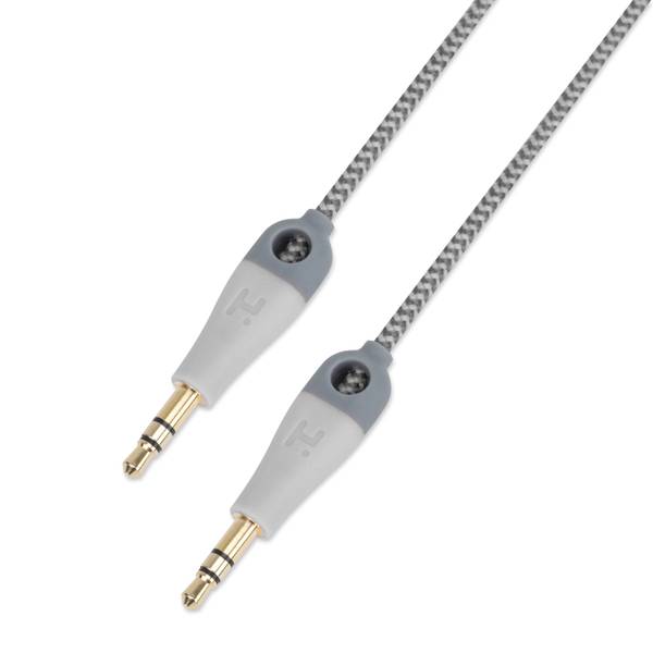 Lifeworks iHome 5' DoubleInjected Nylon Audio Cable With Enhanced