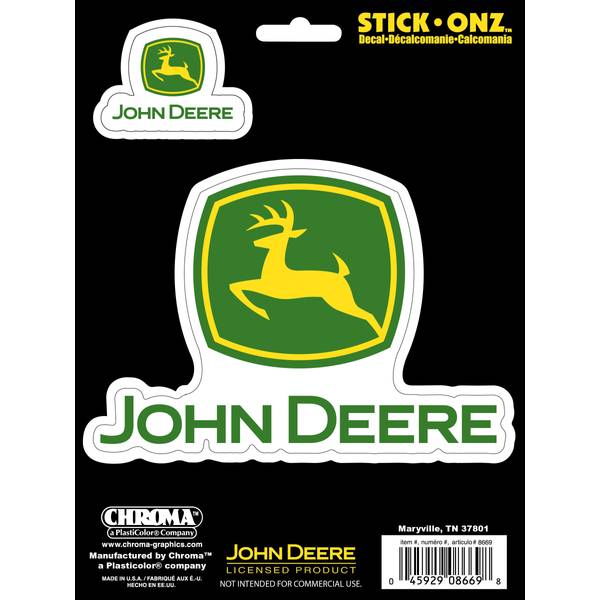 Chroma Graphics John Deere Stick Onz Decal - 8669 | Blain's Farm & Fleet