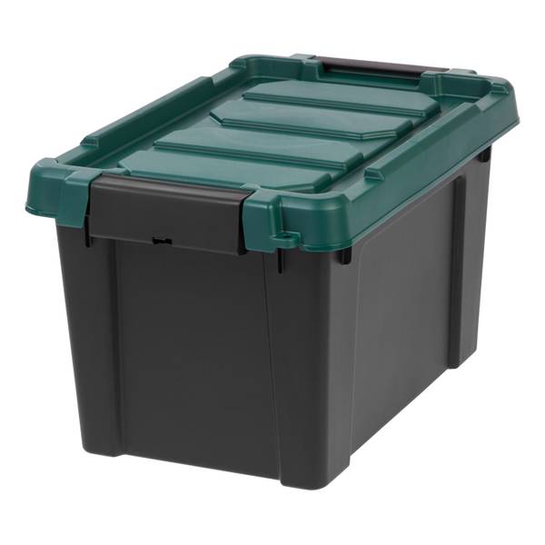  Sterilite 50 Gallon Tote Box- Titanium - Case of 4